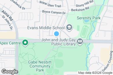 Map image of the property - 7005 Stone Canyon Ct