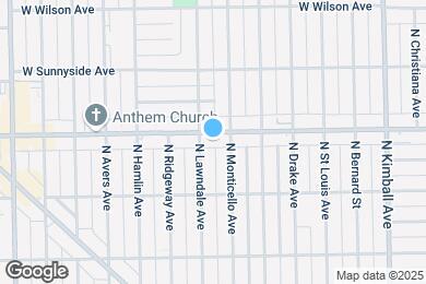 Map image of the property - 3649 W Montrose Ave