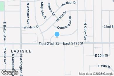 Map image of the property - 2145 Admiral Dr