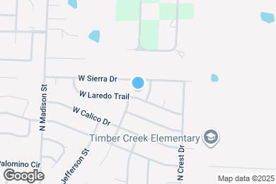 Map image of the property - 106 W Laredo Trail