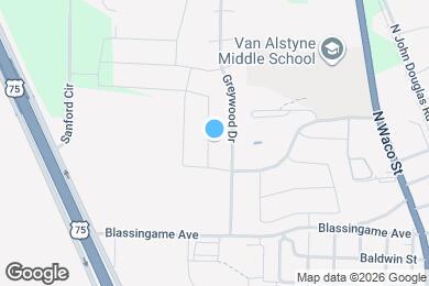 Map image of the property - 1021 Waverly Dr