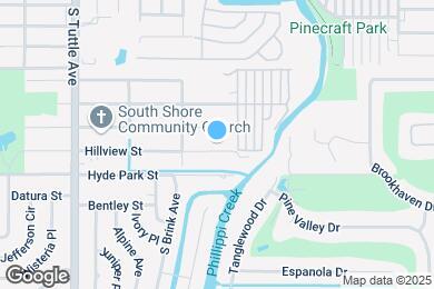 Map image of the property - 3035 Hillview St