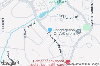 Map image of the property - 2071-2073 E Roxboro Rd NE