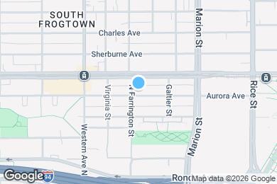 Map image of the property - 309 Aurora Ave