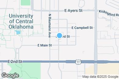 Map image of the property - 1100-1110 E Hurd St