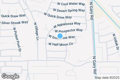 Map image of the property - 1903 W Gold Mine Way