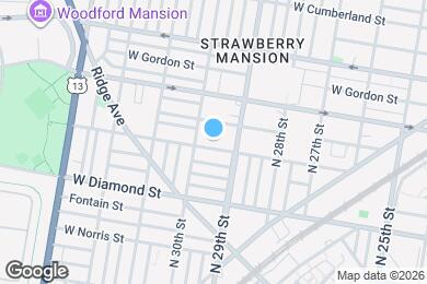 Map image of the property - 2917 W Susquehanna Ave