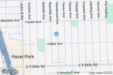 Map image of the property - 23345 Hazelwood Ave