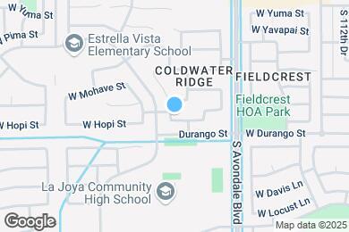 Map image of the property - 11614 W Hopi St