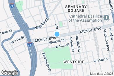 Map image of the property - 1205 Lee St