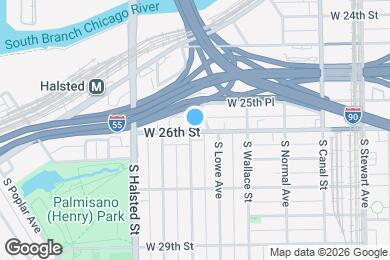Map image of the property - 712 W 26th St
