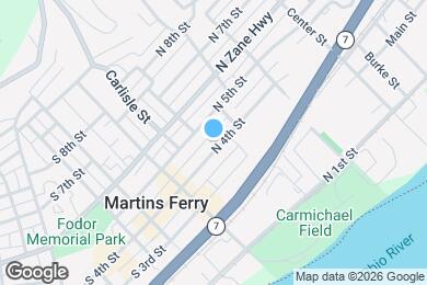 Map image of the property - 43 N 4th St