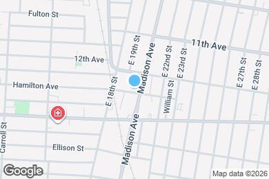 Map image of the property - 415 Hamilton Ave