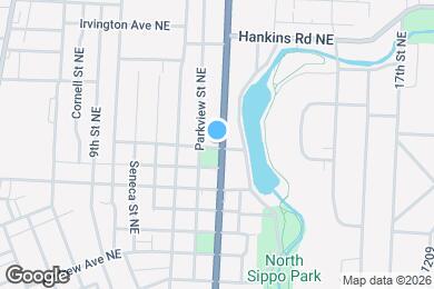 Map image of the property - 1138 Williams Ave NE
