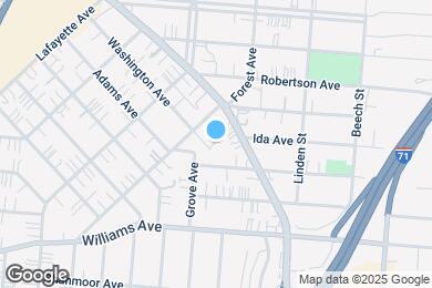 Map image of the property - 2420 Washington Ave
