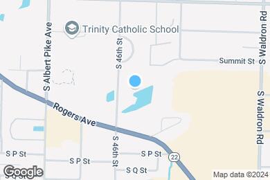 Map image of the property - Lakeside Townhomes