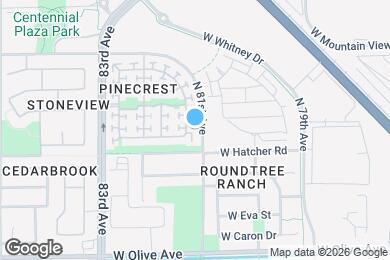 Map image of the property - 9519 N 81st Dr