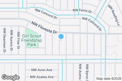 Map image of the property - 357 NW Hibiscus St