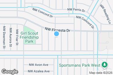 Map image of the property - 357 NW Hibiscus St