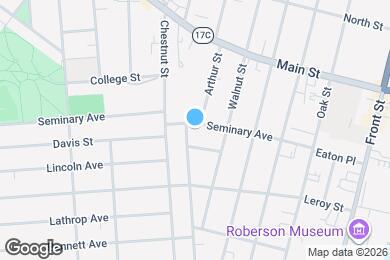 Map image of the property - 51 Seminary Ave