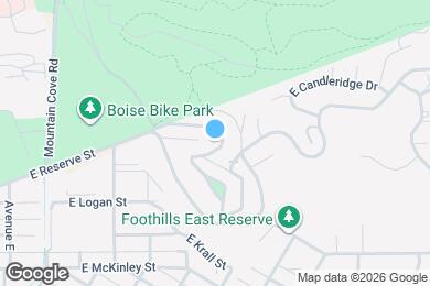 Map image of the property - 1135 E Santa Maria Dr