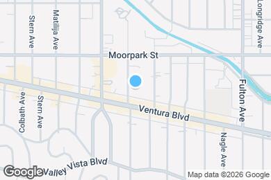 Map image of the property - 4324 Ventura Canyon Ave