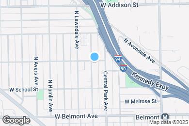 Map image of the property - 3357 N Monticello Ave