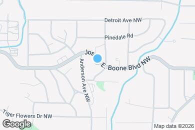 Map image of the property - 1916 Joseph E. Boone Blvd NW