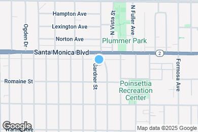 Map image of the property - 1040 N Gardner St