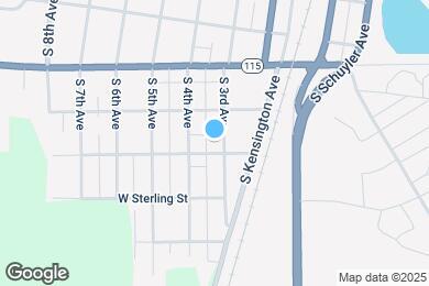 Map image of the property - 1491 S 3rd Ave