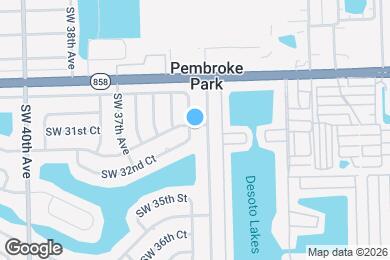 Map image of the property - 3300 SW 32nd Ct