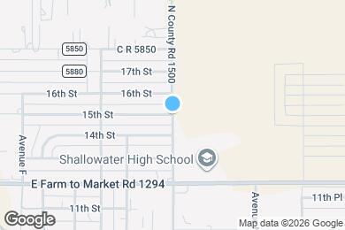 Map image of the property - 1408 15th St