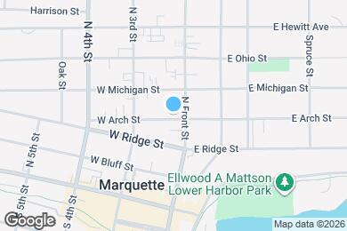 Map image of the property - 122 West Arch Street