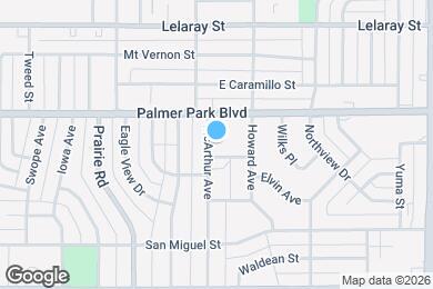 Map image of the property - 1451 McArthur Ave