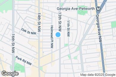 Map image of the property - 3542 13th St NW