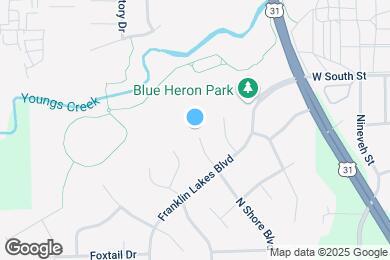Map image of the property - 408 N Shore Ct
