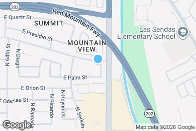 Map image of the property - 3040 N Silverado