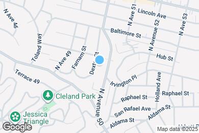 Map image of the property - 923 1/2 N Avenue 50