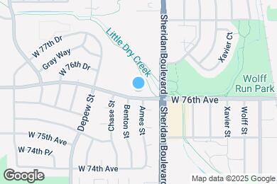 Map image of the property - 5301 W 76th Ave