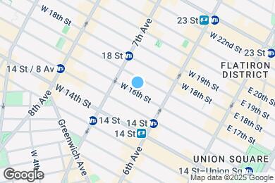Map image of the property - 135 W 16th St