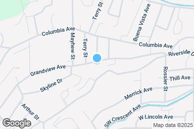 Map image of the property - 501 W Grandview Ave