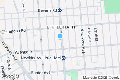 Map image of the property - 1796 Nostrand Ave