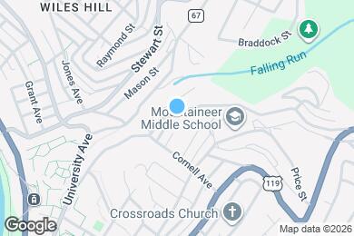 Map image of the property - 1004 College Ave