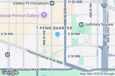 Map image of the property - 616 E St NW