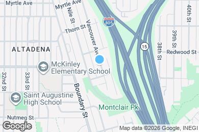 Map image of the property - 3034 Vancouver Ave