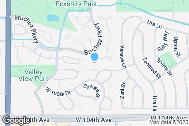 Map image of the property - 2408 W 107th Dr
