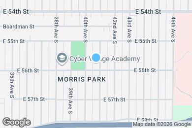 Map image of the property - 5548 41st Ave S