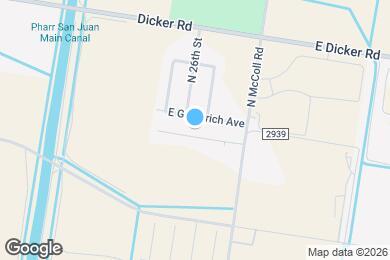 Map image of the property - 2605 E Hackberry Ave