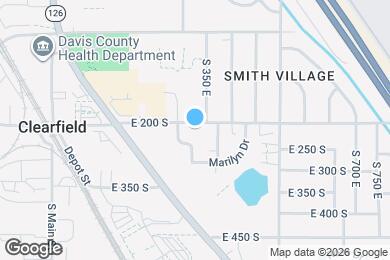 Map image of the property - 338 E 200 S
