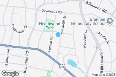 Map image of the property - 749 Poinsettia St